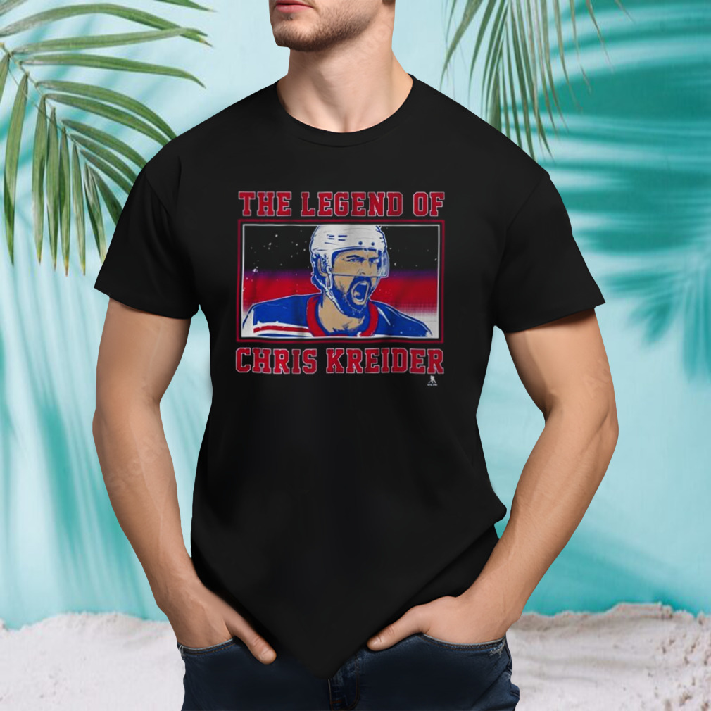 The Legend Of Chris Kreider T-shirt