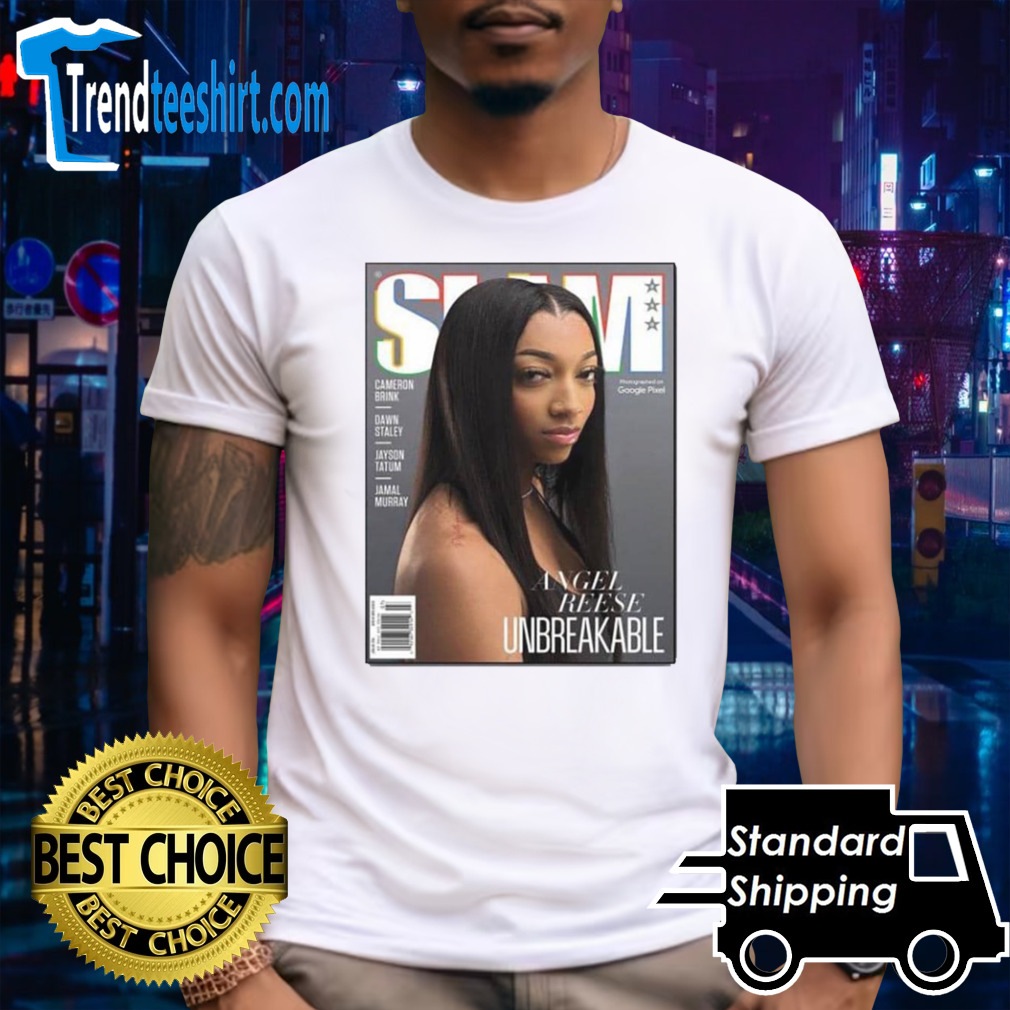 Angel Reese Unbreakable On The Slam 250 Magazine Latest Cover Issue Poster T-Shirt