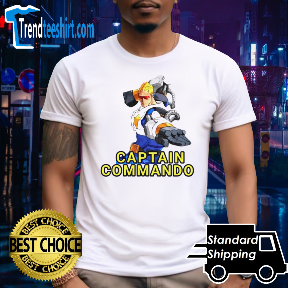 Captain Commando cartoon shirt