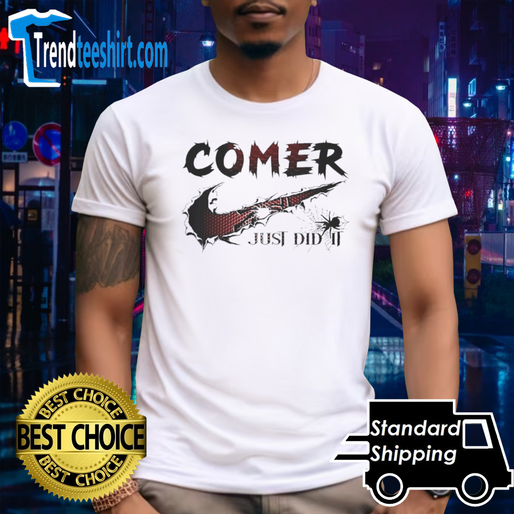 Comer Nike Just Did It shirt