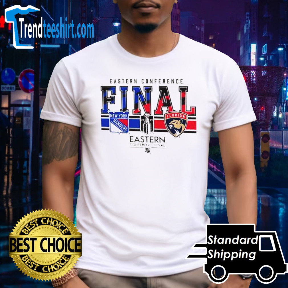 Florida Panthers Vs New York Rangers 2024 Eastern Conference Final Matchup Graphic shirt