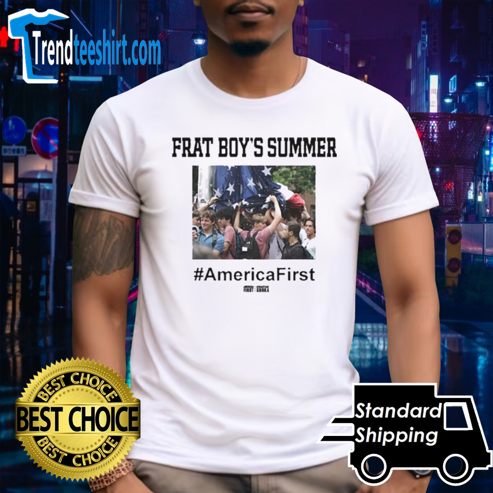 Frat boy’s summer America first shirt