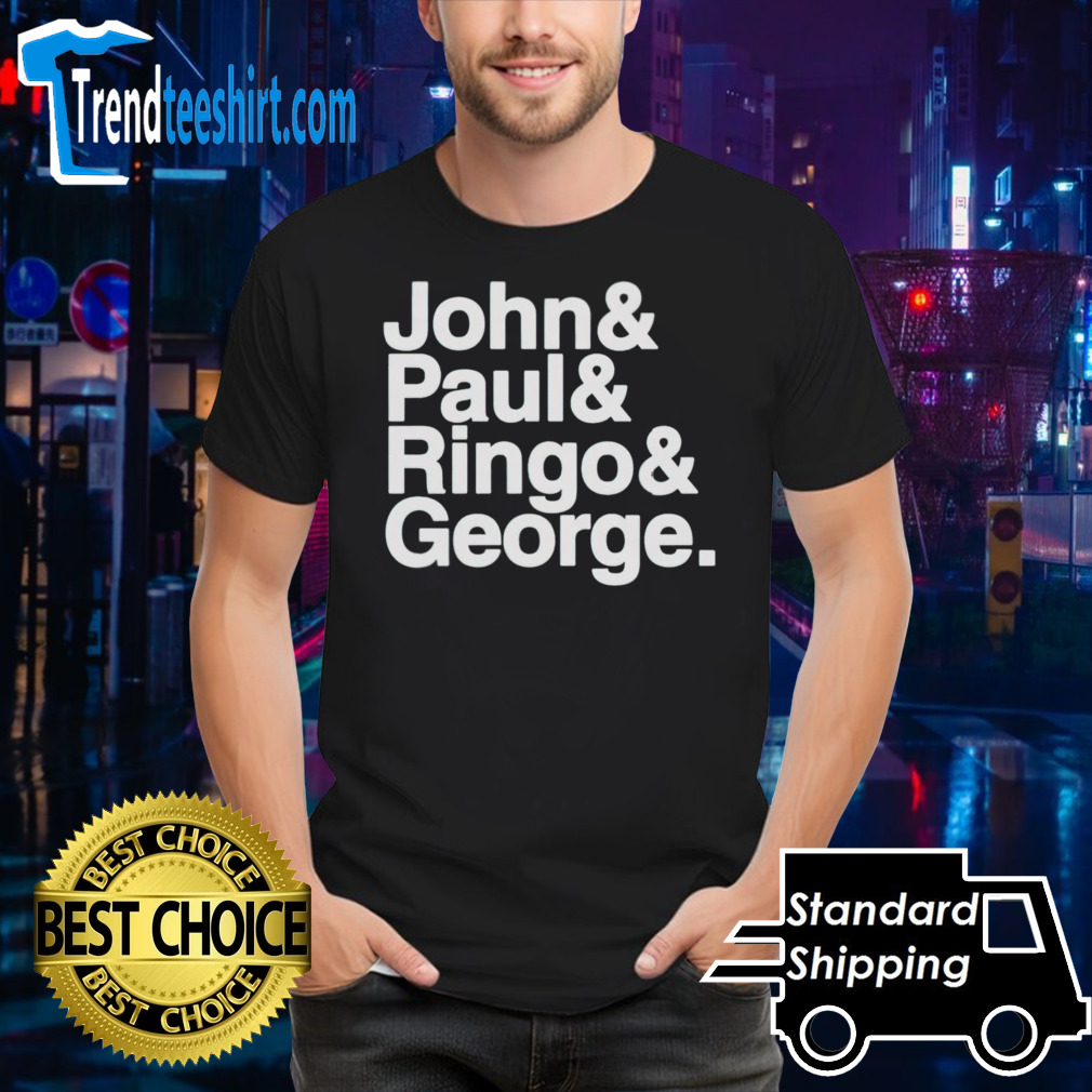 John Paul Ringo George shirt