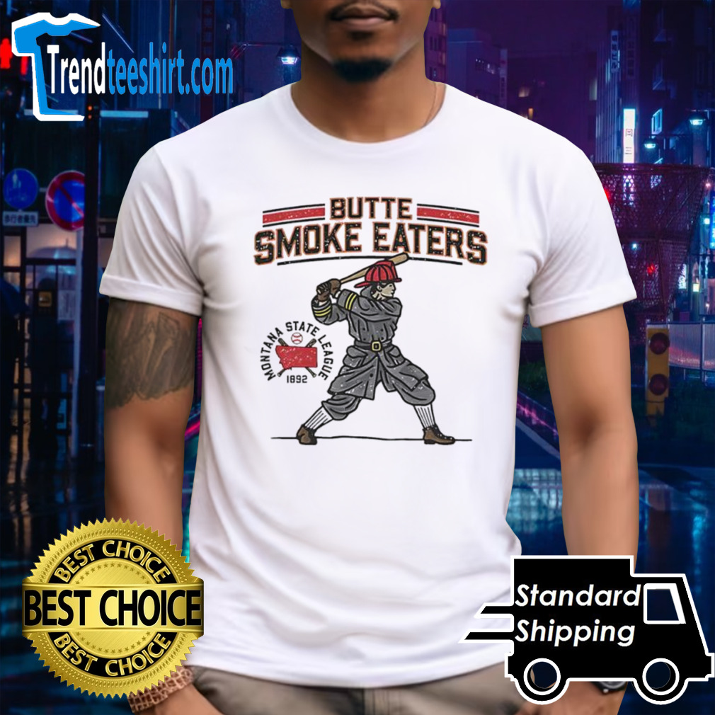 Montana State League Butte Smoke Eaters baseball shirt
