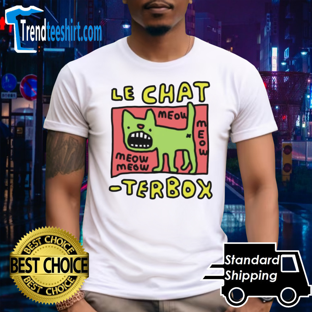 Official Le Chatterbox meow shirt