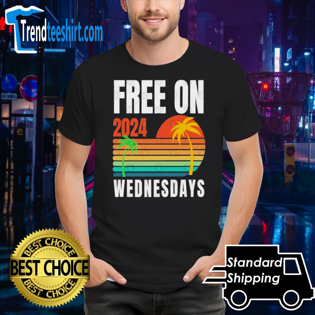 Biden Free on Wednesdays Vintage Retro shirt