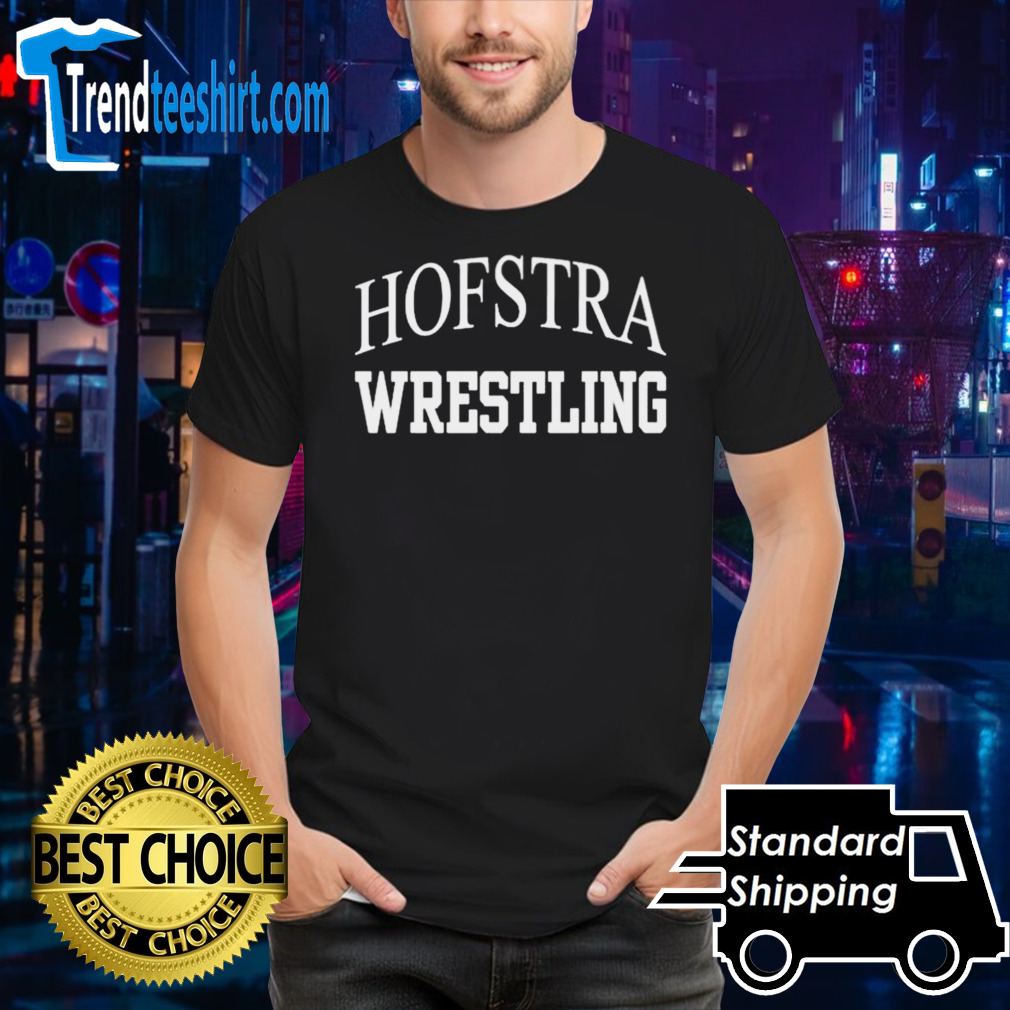 Dwayne Johnson hofstra wrestling shirt