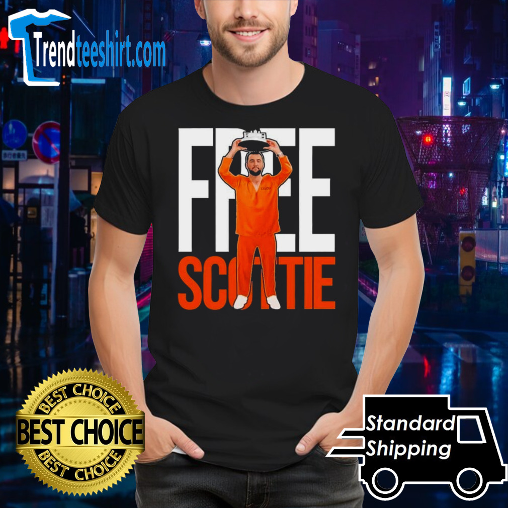 Free Scottie The Champ In Orange T-Shirt