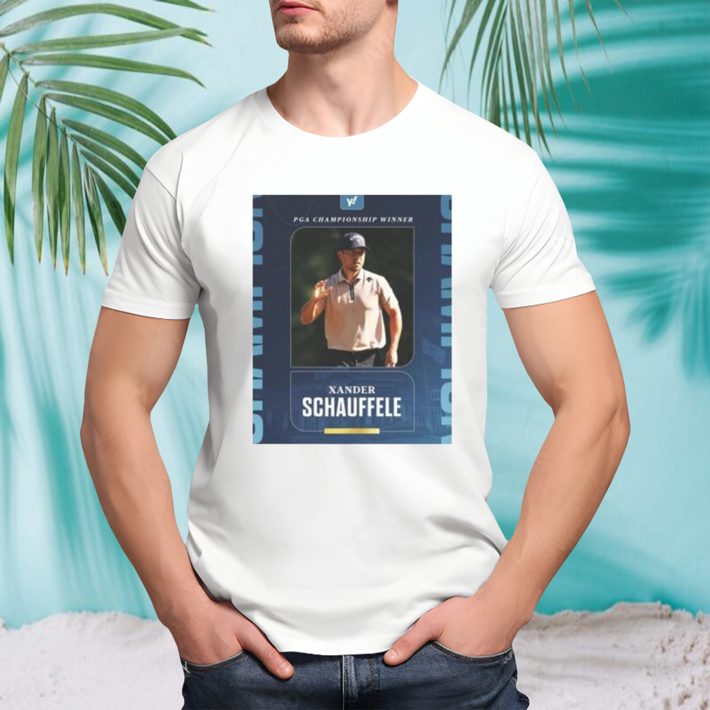 PGA Championship Winner Xander Schauffele Shirt