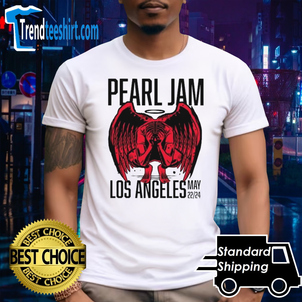 Official Pearl Jam Los Angeles May 22 2024 Tour Shirt