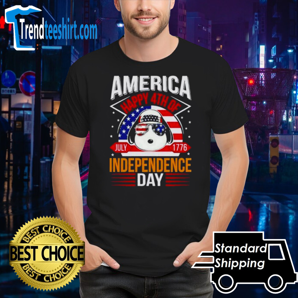 Snoopy America Independence Day Happy 4th Of July T-Shirt