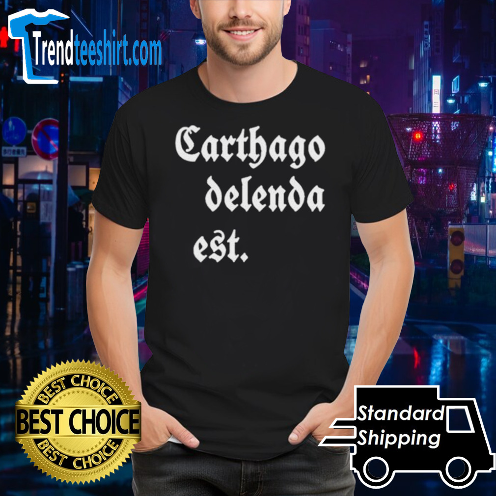 Mark Zuckerberg Carthago Delenda Est shirt