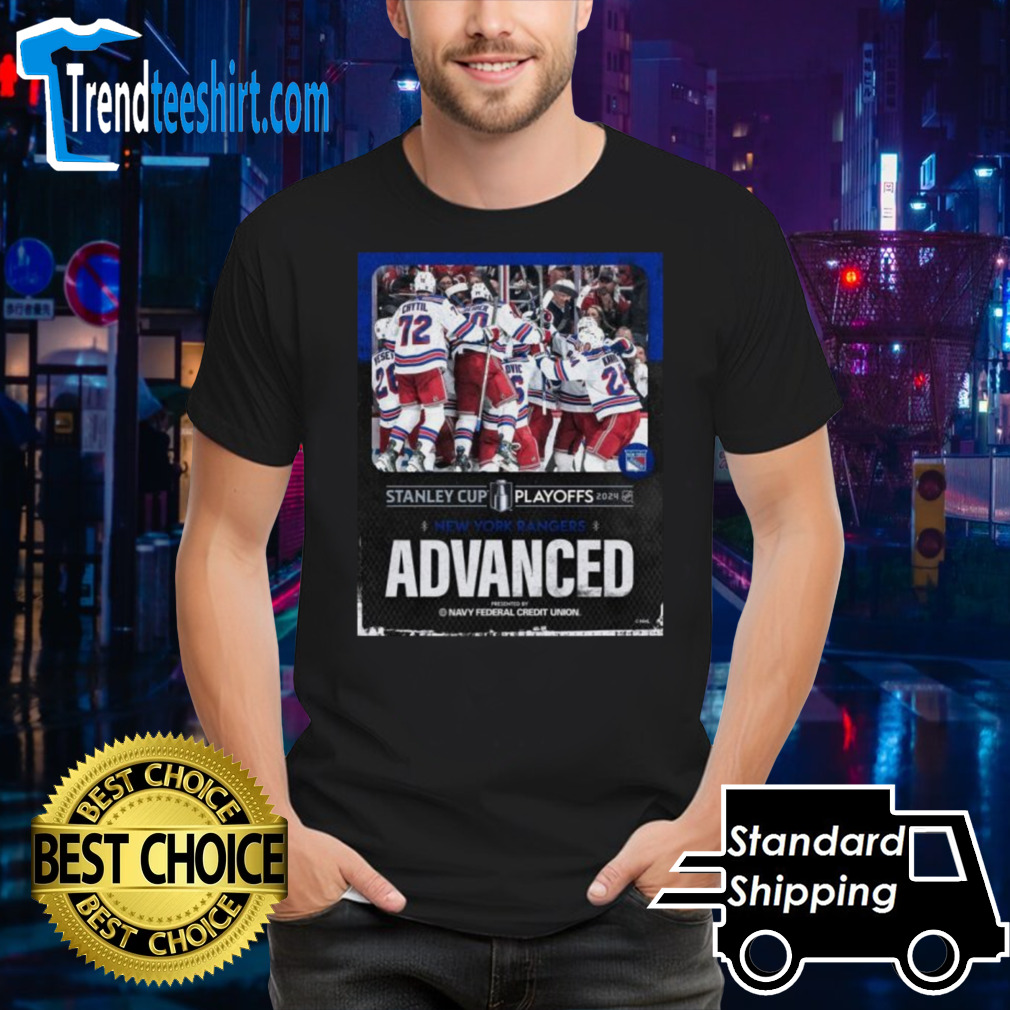 Stanley Cup Playoffs 2024 New York Rangers Advanced To Eastern Conference Finals Shirt