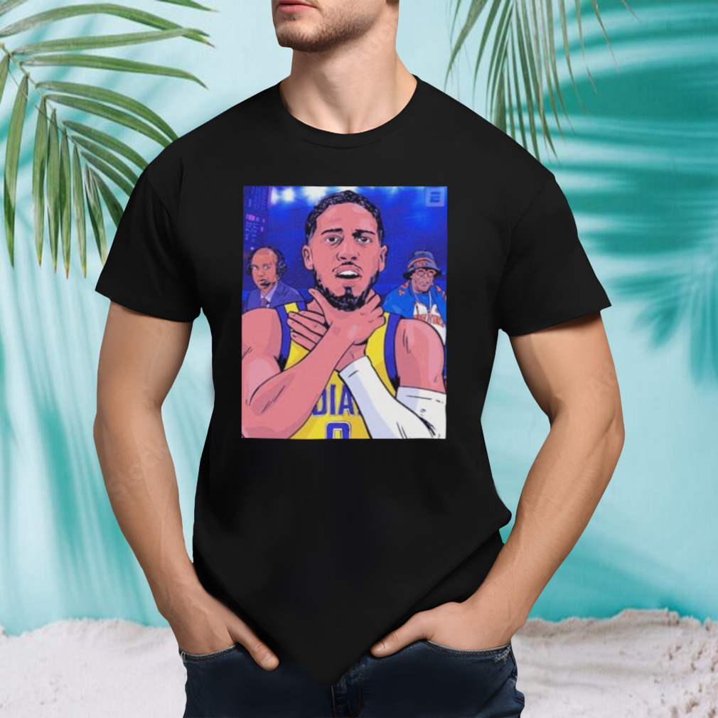 Tyrese Haliburton Choke Like Reggie Miller Tee Shirt