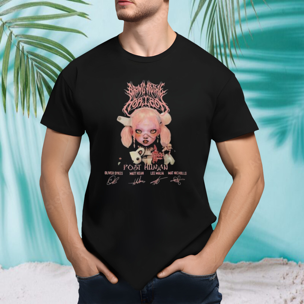 Bring Me The Horizon Band Post Human Signatures T-Shirt