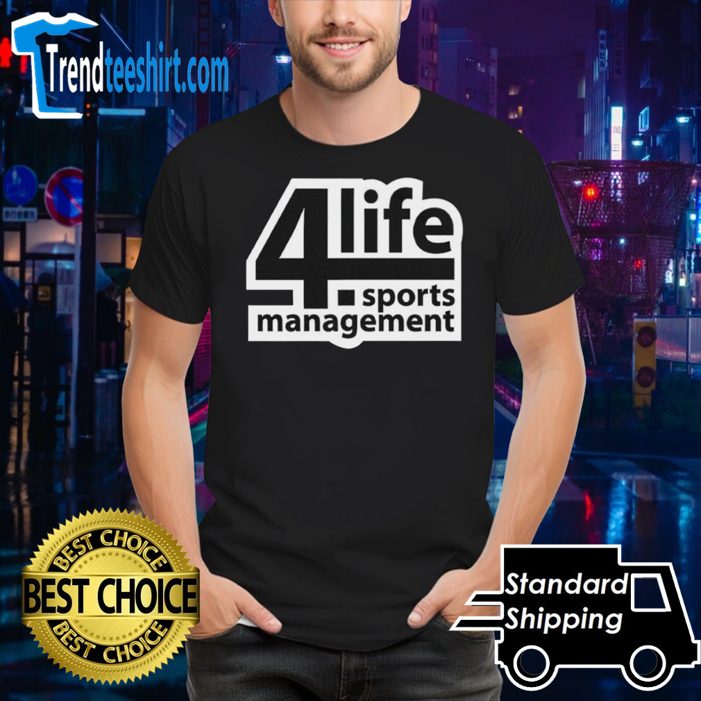 DJ Burns Jr. 4 Life Sports Management shirt
