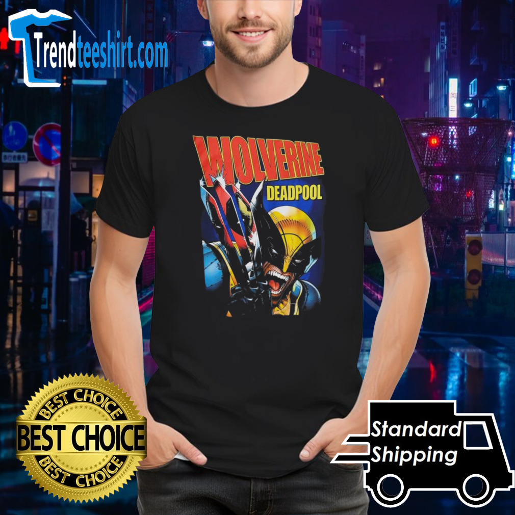 Marvel Wolverine & Deadpool Jumbo Graphic T-shirt