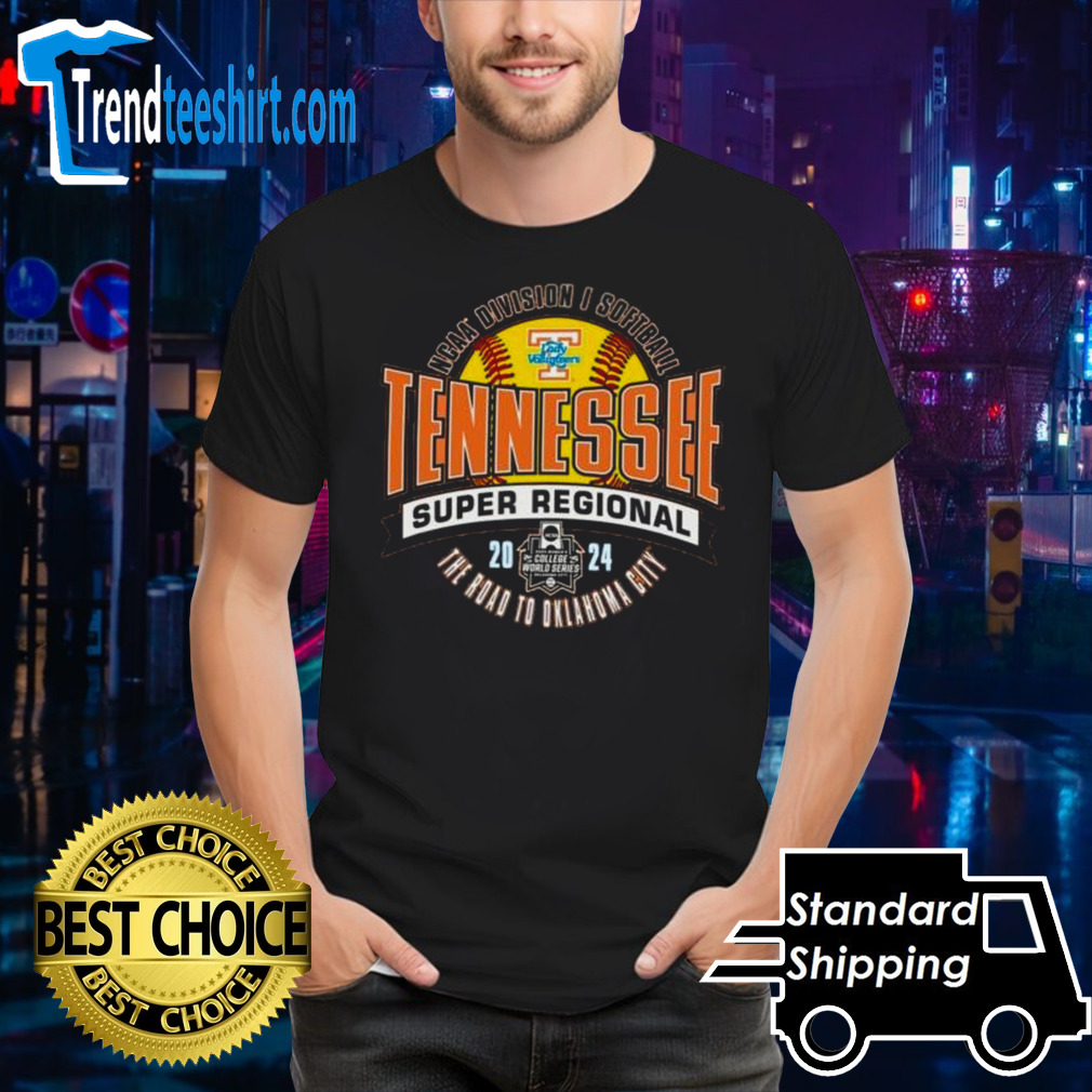 Tennessee Volunteers 2024 NCAA Division I Softball Super Regional The Road To Oklahoma City Shirt