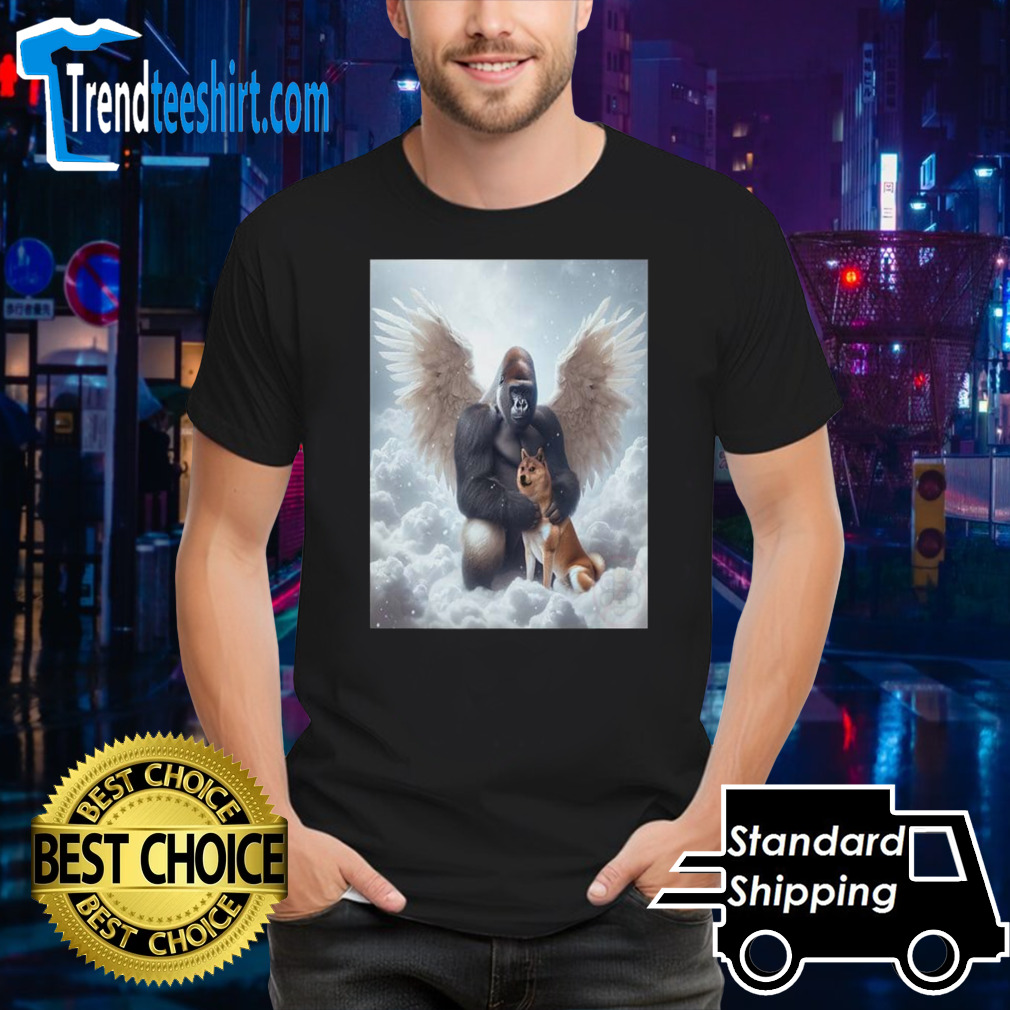 Og Doge Has Ascended To Heaven To Be With His Friend Harambe shirt