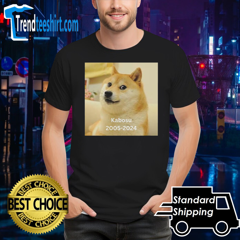 RIP Doge Kabosu 2024 Inspired Countless Doge Memes Has Died Aged 18 T-Shirt