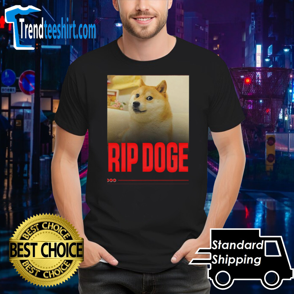 RIP Doge Kabosu Inspired Countless Doge Memes Has Died Aged 18 T-Shirt