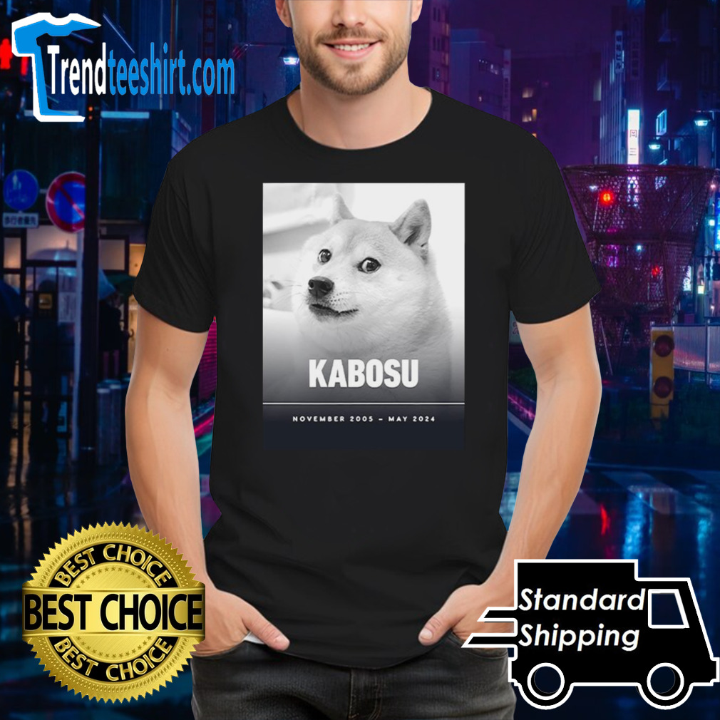 RIP Kabosu Inspired Countless Doge Memes Has Died Aged 18 T-Shirt