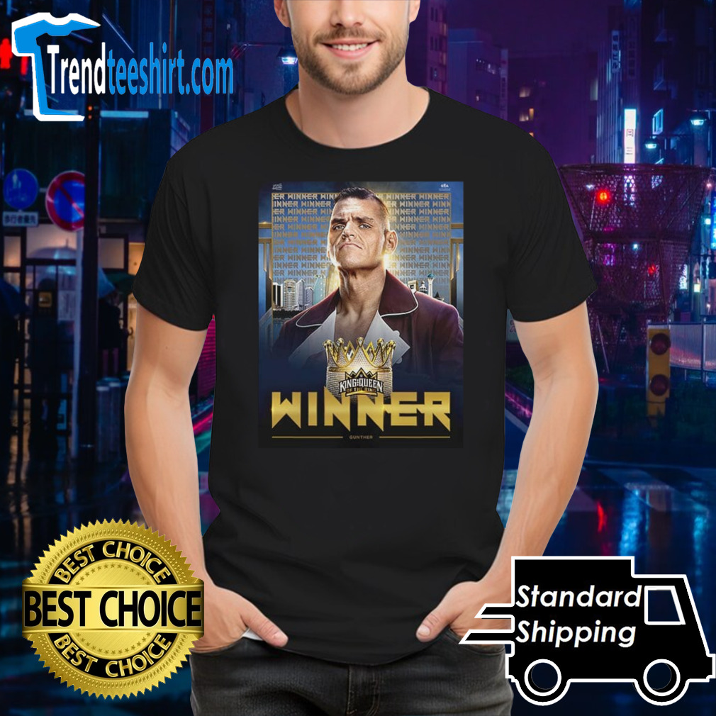 Gunther Winner WWE King And Queen Of The Ring 2024 After Defeats Randy Orton shirt