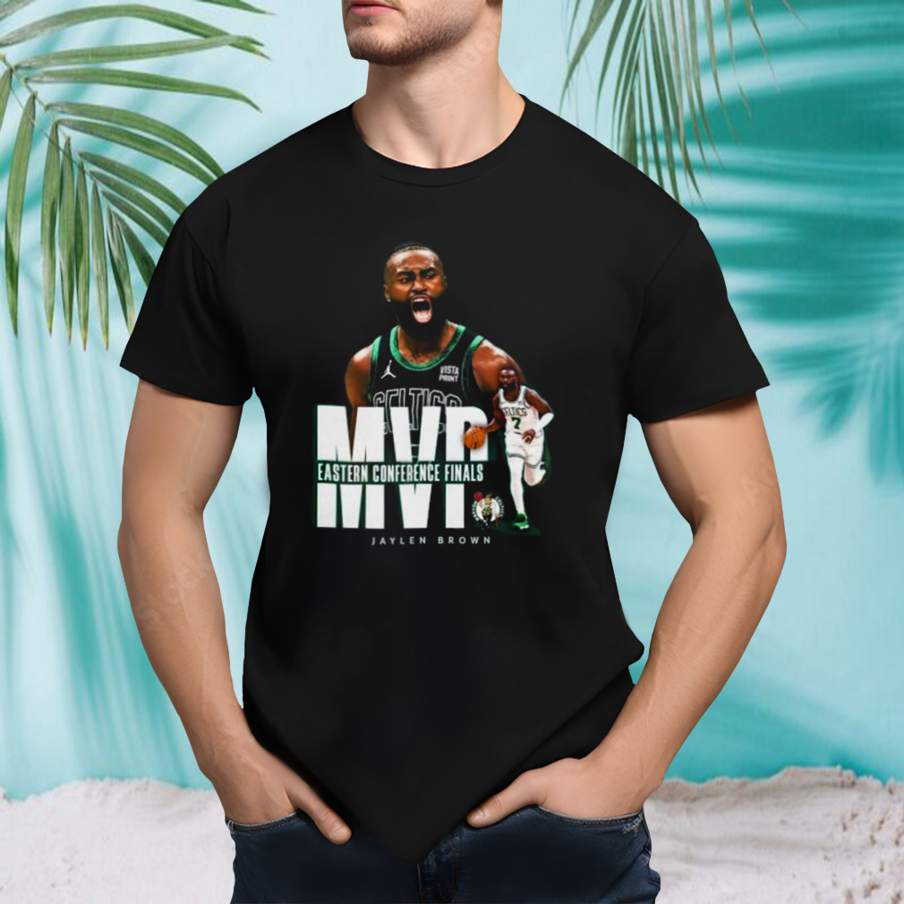 Jaylen Brown wins Larry Bird Trophy for 2024 Eastern Conference Finals MVP shirt
