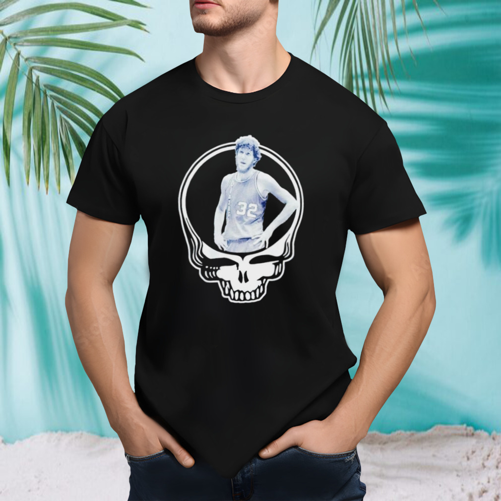 Legend Bill Walton grateful dead skull shirt