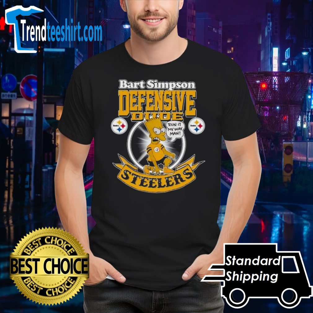 Pittsburgh Steelers Nfl Bart Simpson Defensive Dude 2024 T-shirt