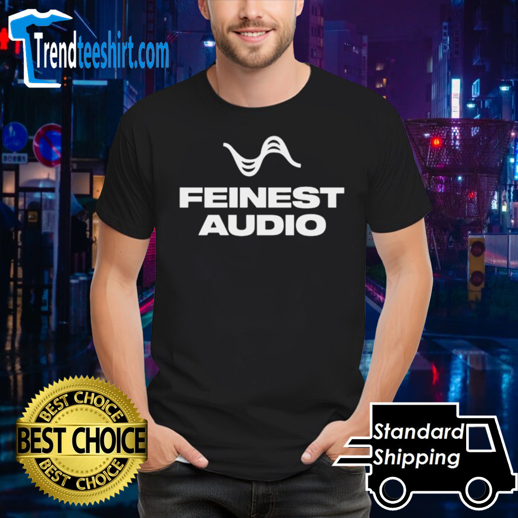 Stuart Feiner Wearing Feinest Audio Shirt