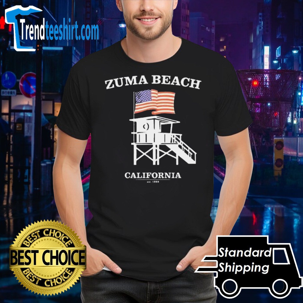 Zuma Beach California American Shirt