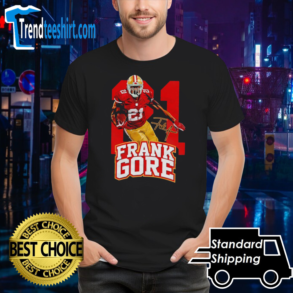 Frank Gore NFL San Francisco 49ers football shirt