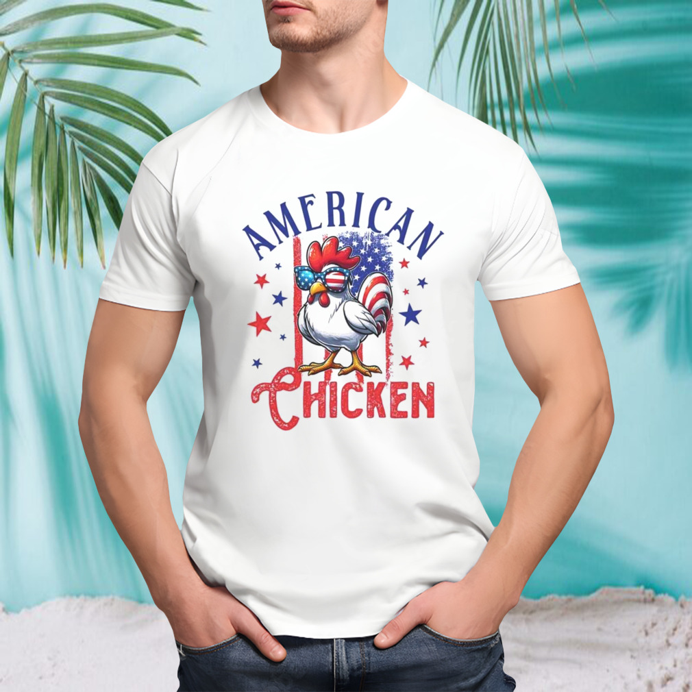 chicken 4th Of July Comfort T shirt