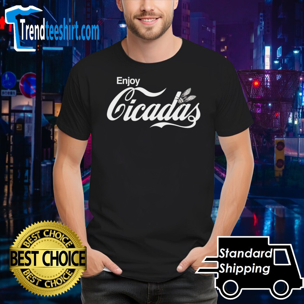 Enjoy cicadas logo shirt