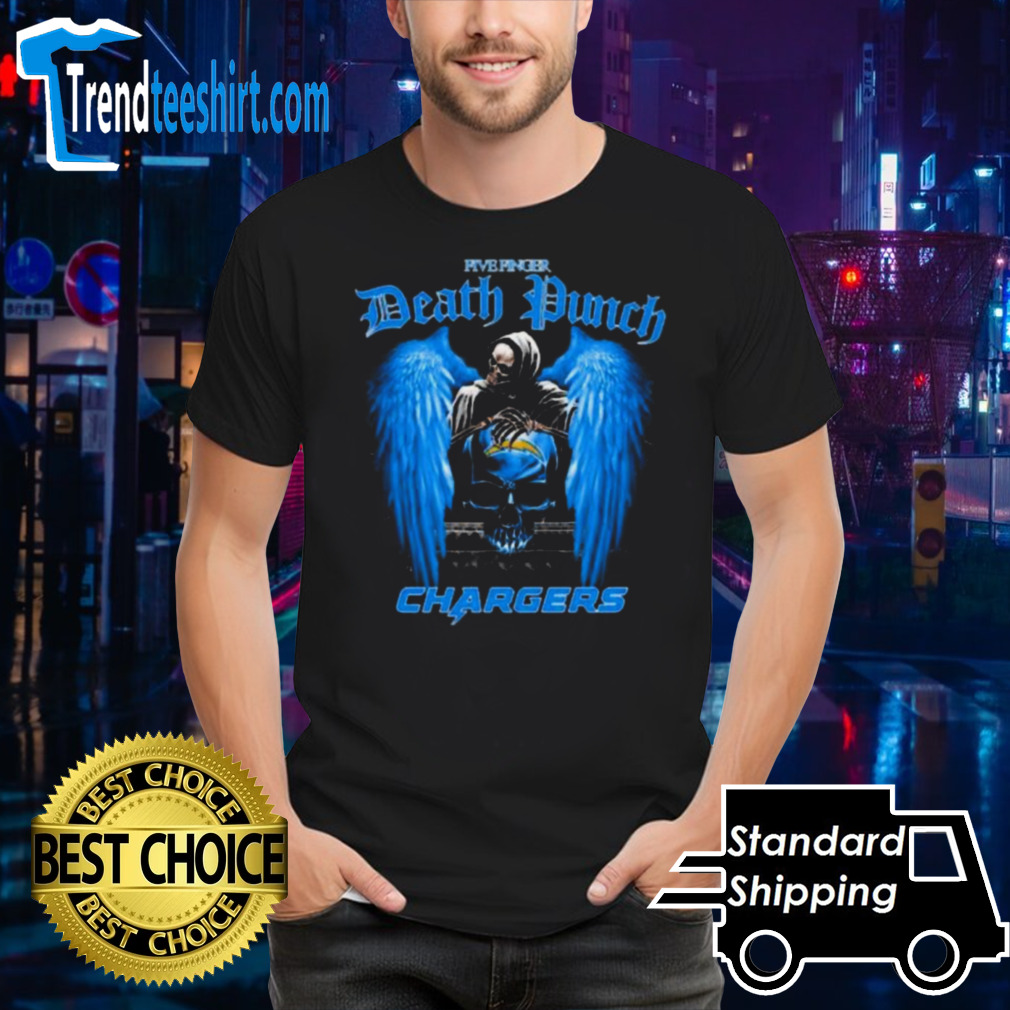 Five Finger Death Punch Los Angeles Chargers Shirt