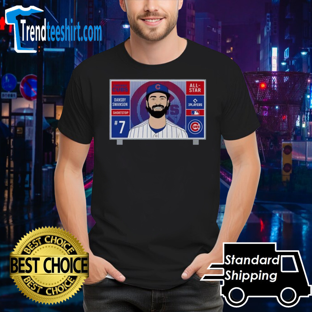 Mlb Team Chicago Cubs Dansby Swanson T-shirt
