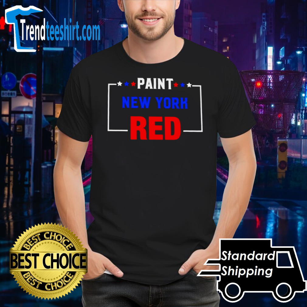 Paint New York Red Trump 2024 Shirt