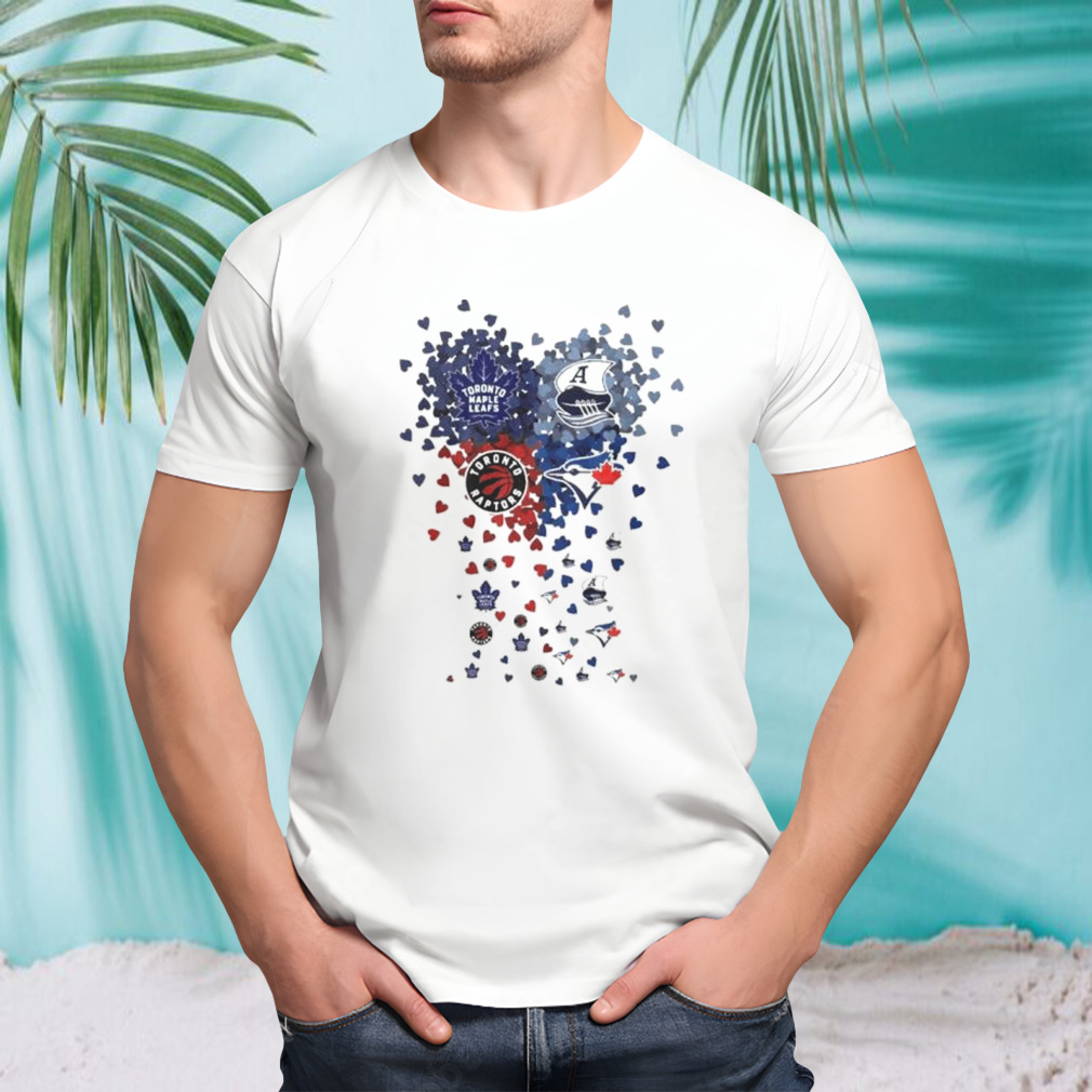 Heart Toronto Sports Teams Logo Shirt