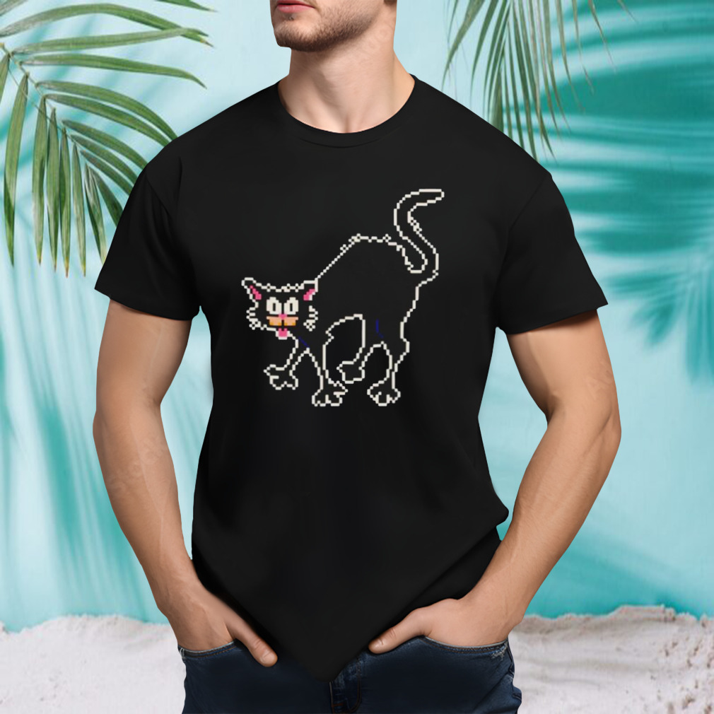 The tom ward show tom cat 8 bit shirt