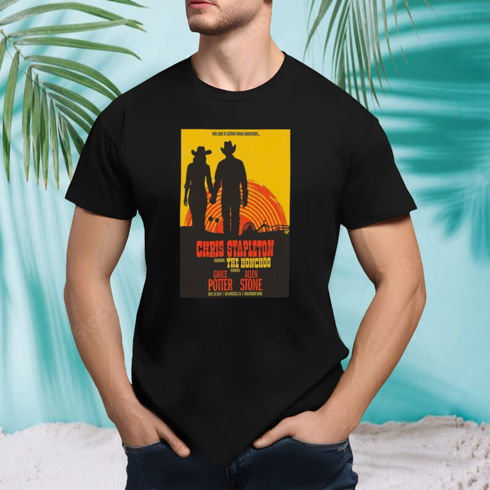 Chris Stapleton June 26 2024 Hollywood Bowl Los Angeles CA Poster Shirt