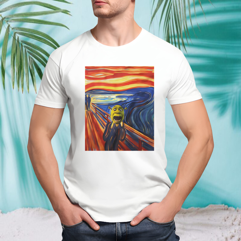 Shrek the scream shirt