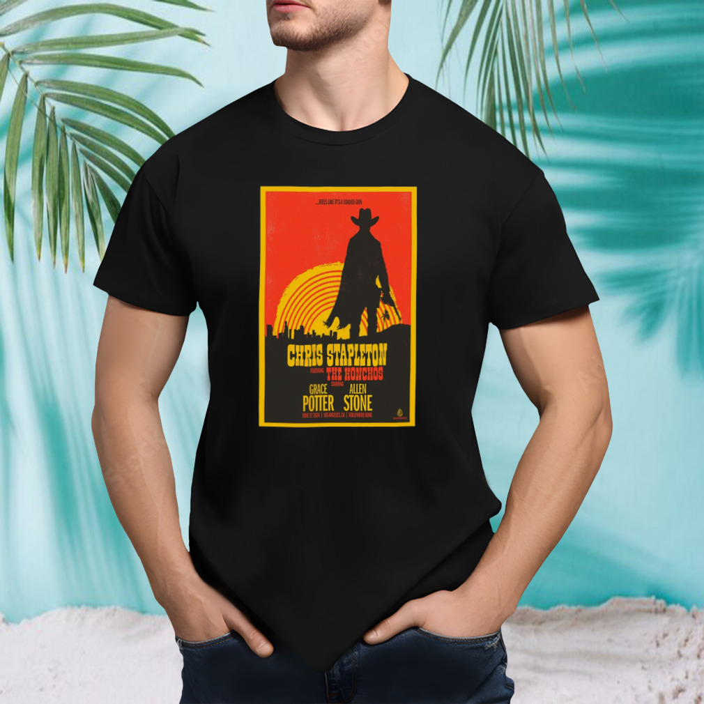 Chris Stapleton June 27 2024 Hollywood Bowl Los Angeles CA Poster shirt
