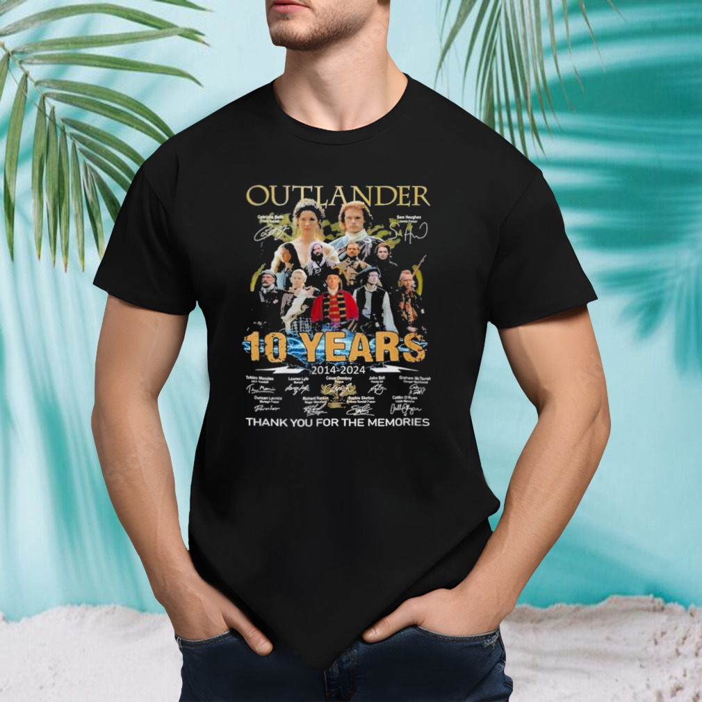 2014-2024 7 Seasons 83 Episodes Outlander T-Shirt