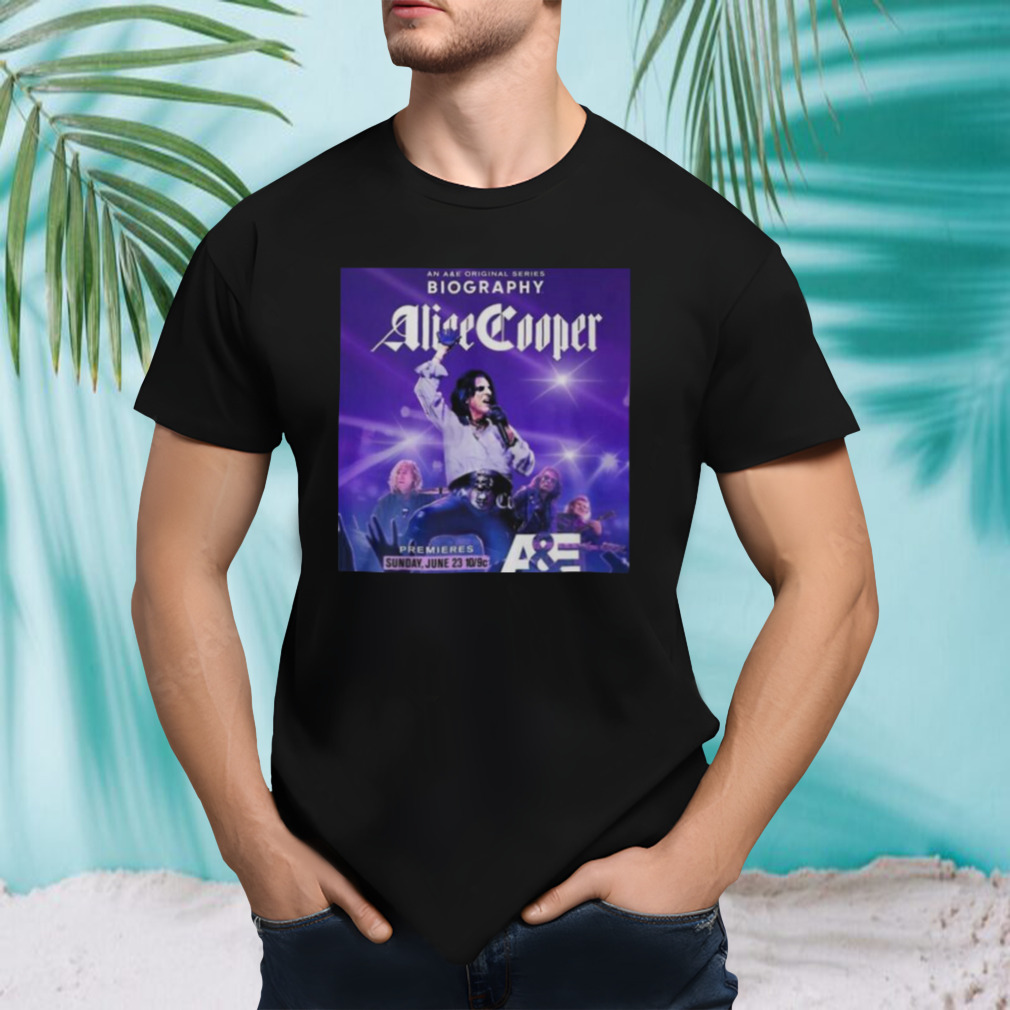A & E Original Series Biography Alice Cooper Shirt