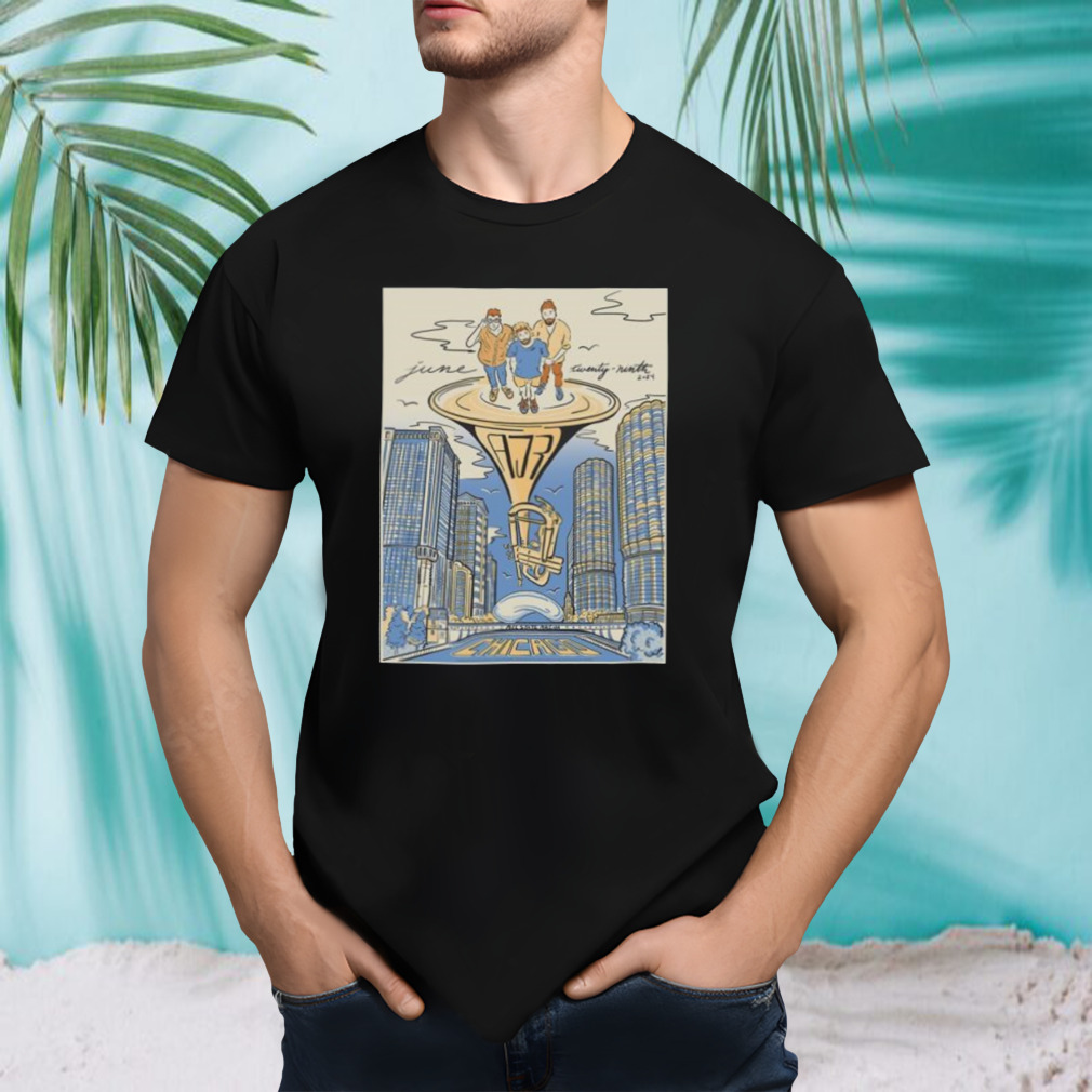 AJR Chicago June 29 2024 Tour Poster Shirt