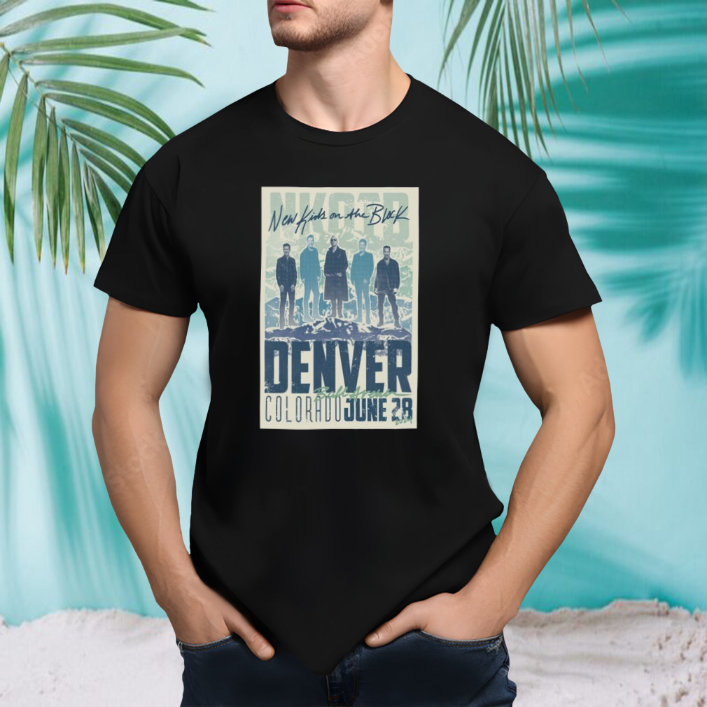 New Kids On The Block June 28 2024 Ball Arena Denver CO Poster Shirt