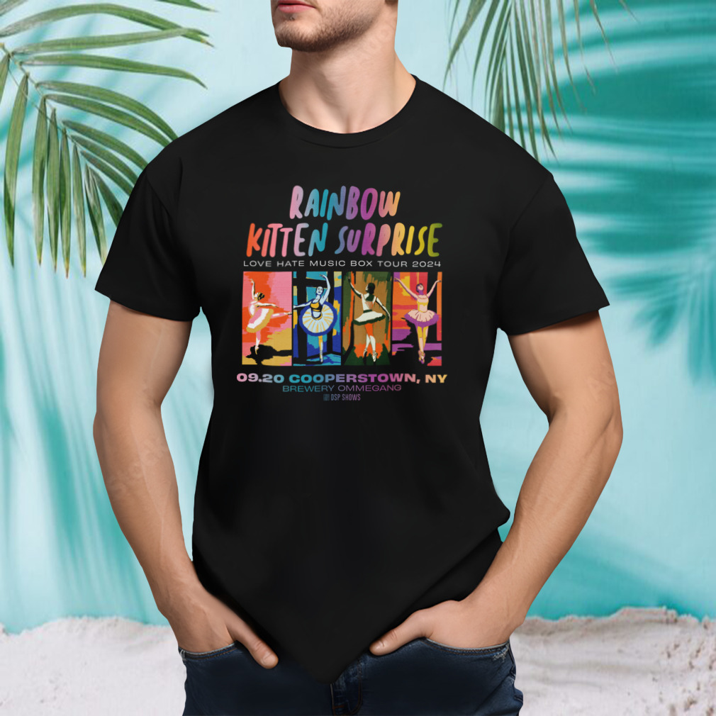Rainbow Kitten Surprise Love Hate Music Box Tour 2024 shirt