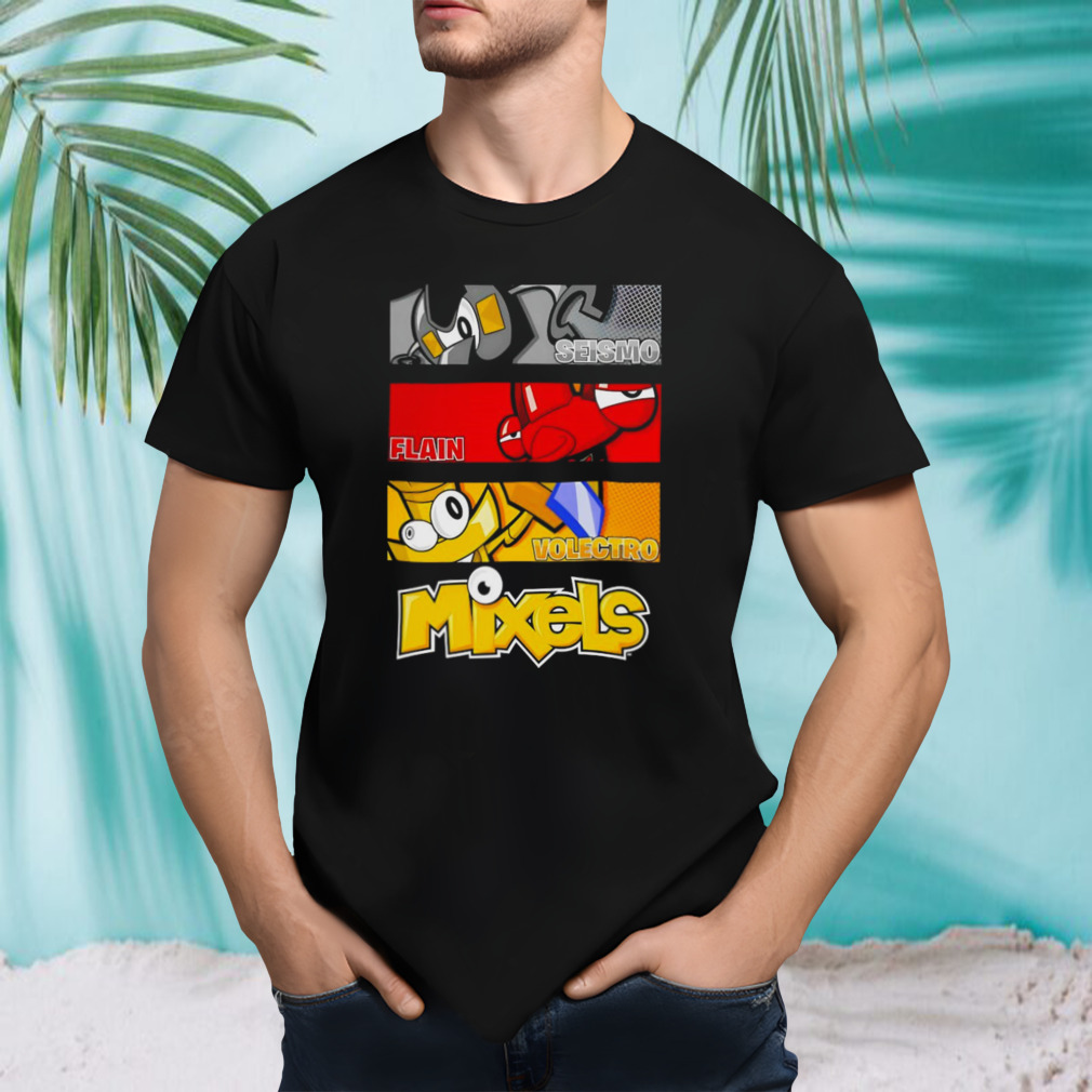 Seismo flain volectro mixels shirt