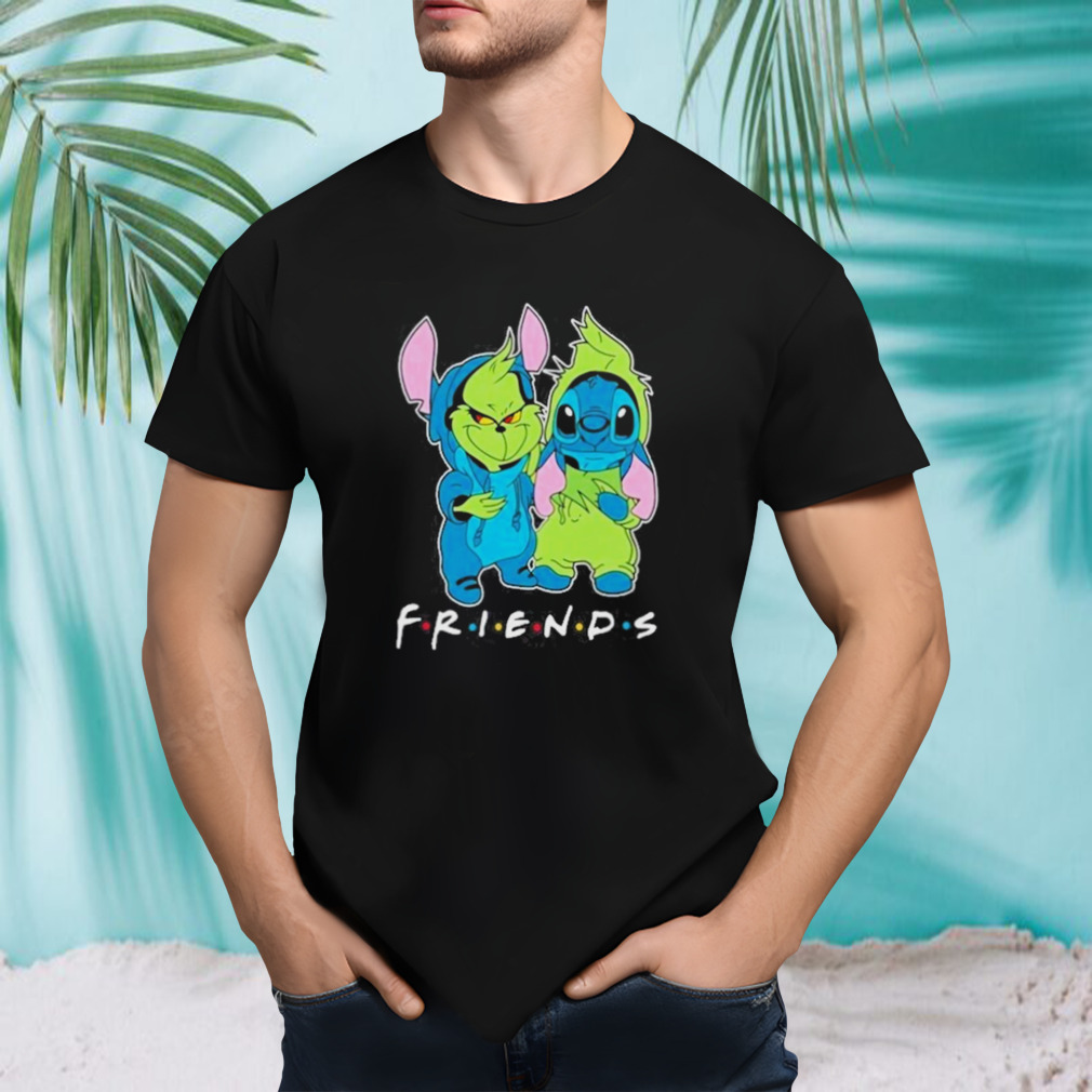 Stitch And Grinch Friends For Life Disney Fan T-Shirt